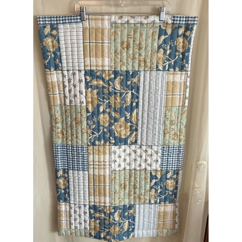 Martha Stewart Everyday Pair of Floral Pillow Shams 20X36 Inches